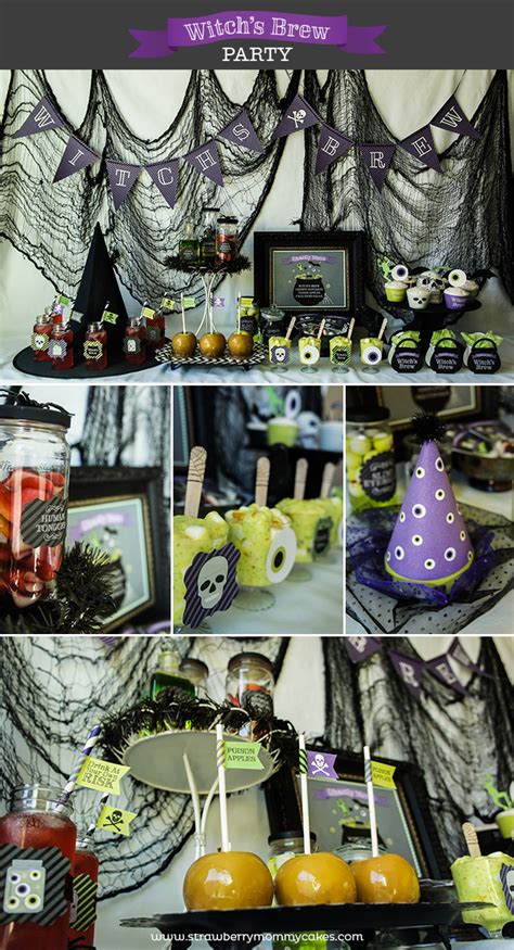 Witchs Brew Halloween Party Printable Crush