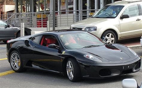 Black Ferrari F430 Coupe Ferrari F430 Ferrari Coupe