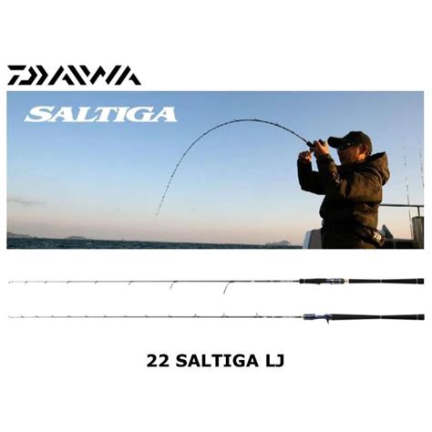 22 DAIWA Fishing Rod Saltiga LJ Baitcasting Spinning Rod With 1 Year