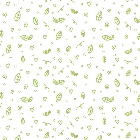 Premium Vector Green Leaves Pattern Background