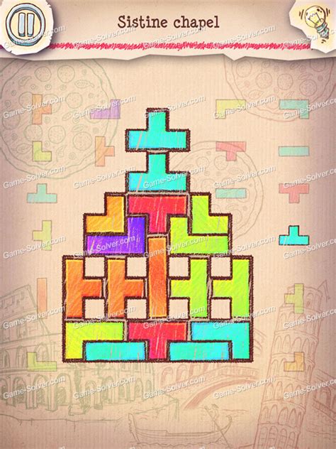 Doodle Fit 2 Sistine Chapel Solution • Game Solver