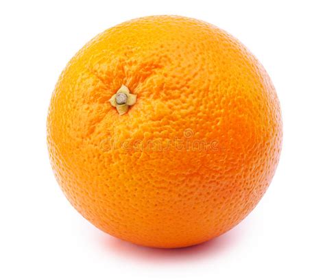 Whole Orange Isolated On White Stock Image Image Of Fresh Orange