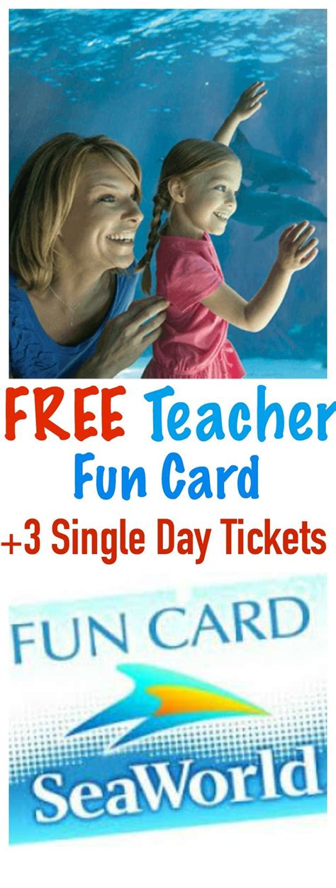 2021 fun card 2021 fun card. FREE SeaWorld Teacher Fun Card + 3 FREE Single Day Tickets | Best teacher, Cool cards, Singles day