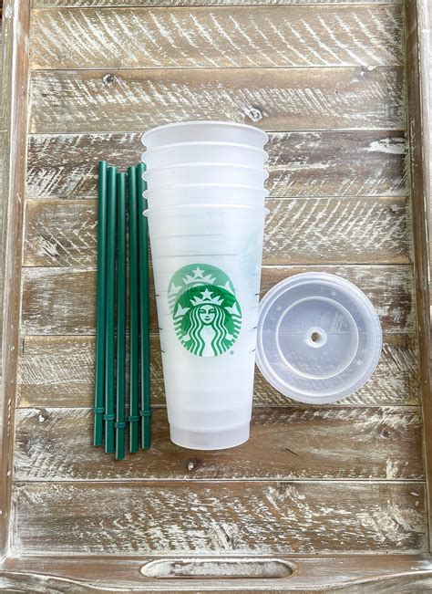 5 Pc Blank Starbucks Cold Cups Bulk Starbucks Cold Cups Etsy