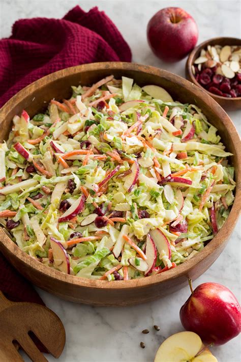 Apple Cranberry And Almond Coleslaw