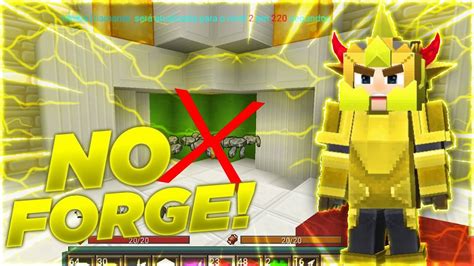 No Forge Challenge In Bed Wars 💀😵 Blockman Go Youtube