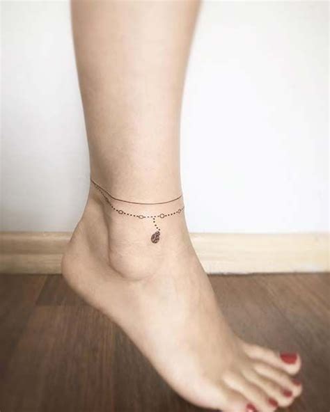 43 Pretty Ankle Tattoos Every Woman Would Want Page 4 Of 4 Stayglam Tatuajes De Brazalete