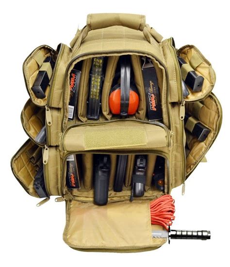 Ultimate Deluxe Tactical Pistol Range Backpack Polyester 1200d Heavy