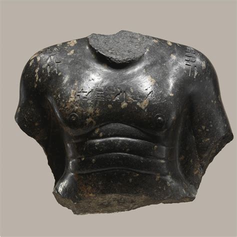 10 A Granite Torso Of The Vizier Mentuhotep Early 12th Dynasty