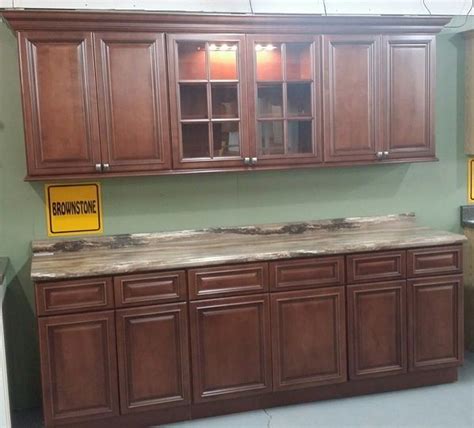 Signature brownstone rta kitchen cabinets and bathroom vanity cabinets in stock. Signature Brownstone Cabinets | Wood kitchen, Kitchen ...