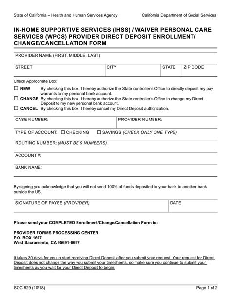 Form Soc829 Fill Out Sign Online And Download Fillable Pdf
