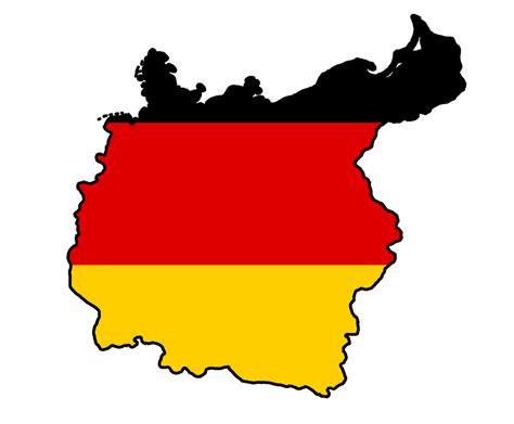 Greater Germany Flag Map By Generalhelghast On Deviantart