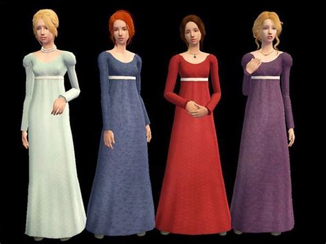 Sims 4 Regency Clothes