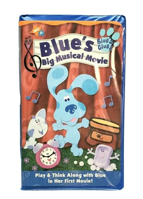 Blue S Clues Blue S Big Musical Movie Vhs Video Tape Steve Hot Sex Picture
