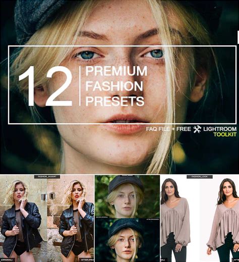 12 Premium Fashion Presets Free Download