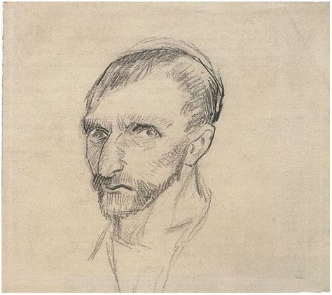 Vincent Van Gogh Self Portrait Drawing