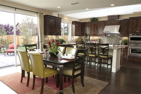 The sense of spaciousness is enhanced. Antique Dining Room And Kitchen Interior Design Combo ...