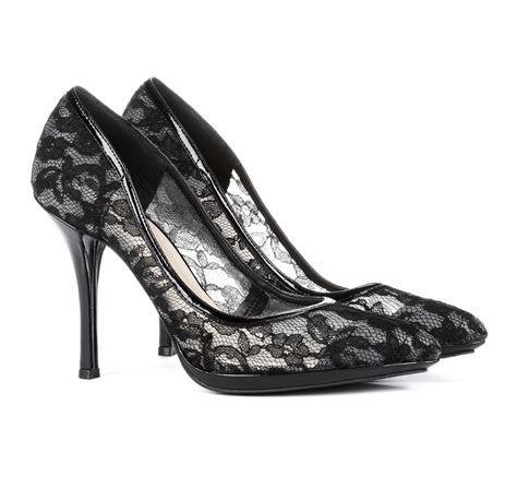 Where Have You Been All My Life These Black Lace Pumps Black