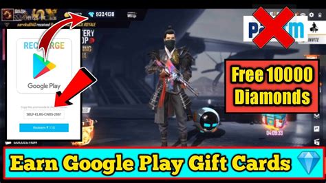 Garena free fire has created a web page on their website for applying redeem codes called free fire reward page. Earn Google Gift Card in Free Fire | Free Diamonds in Free ...