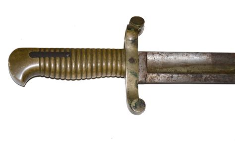 Original Civil War M1855 Saber Bayonet For The M1841 Us Percussion