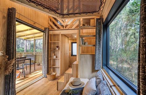 30 Square Meter Tiny House In Forest With Space Savvy Woodsy Panache
