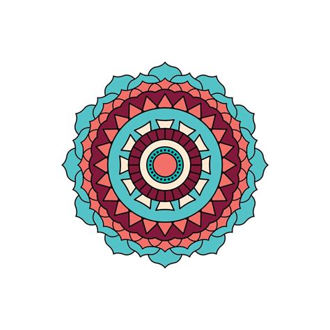 Turquoise Mandala Design 1338505 Vector Art At Vecteezy