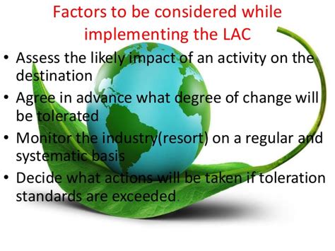 The ecological footprint is a resource accounting metric that answers the research question, how much of the regenerative capacity of our planet do we use? by quantifying the by global footprint network definition, a consumption land use matrix (clum) represents the environmental impacts of. Limits to acceptable change and ecological footprint