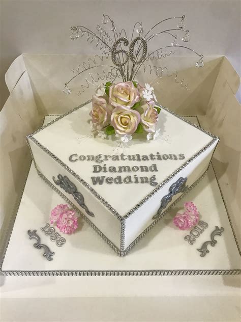 For instance, fifty years of marriage is called a golden wedding anniversary. Diamond wedding 60th anniversary cake | Wedding ...