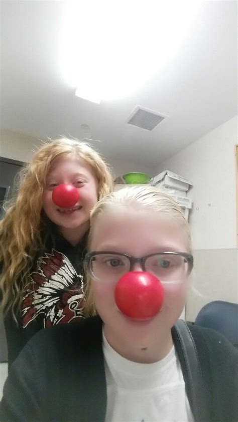 Happy Red Nose Day Me And My Sis Hanging Out Red Noses Sister