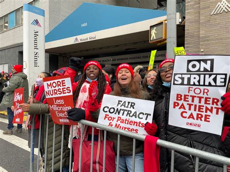 Nurses Strike Mount Sinai Montefiore Nurses End Strike Modern