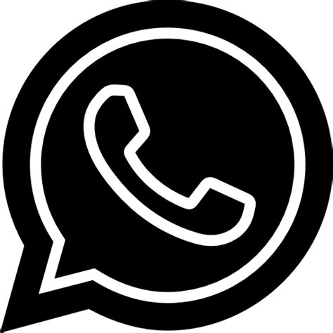 Logo Whatsapp Png Black Status Wa Kekinian