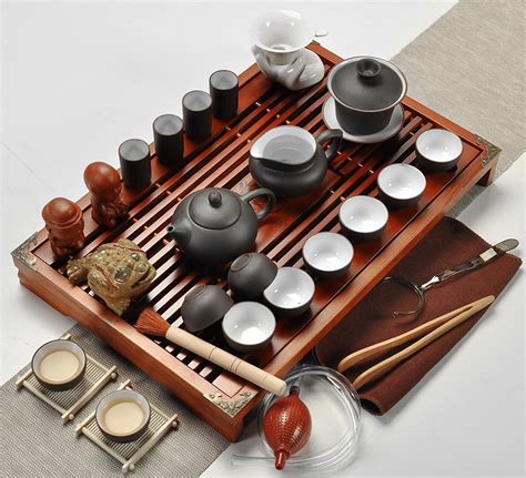 Free Shippingpurple Clay Kung Fu Tea Set Drinkware Tea Cuptureen