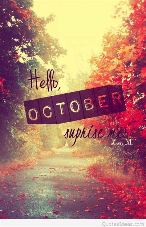 Hello October Surprise Me Pictures Photos And Images For Facebook