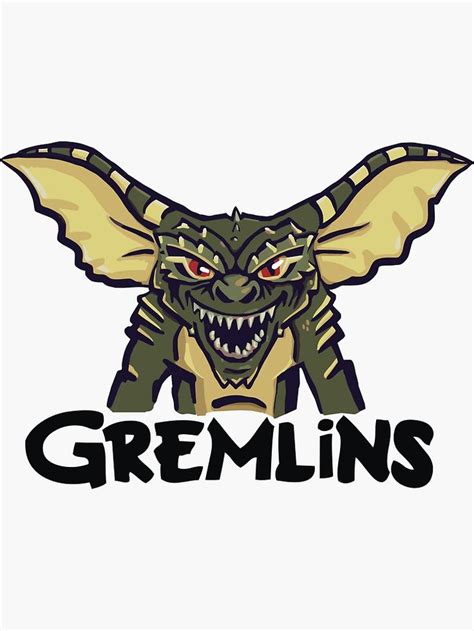 Gremlins Sticker By Thesircurly Gremlins Gremlins Art Drawings