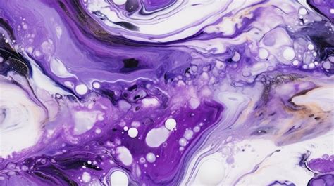 Premium Photo A Purple And White Abstract Painting With Purple Paint