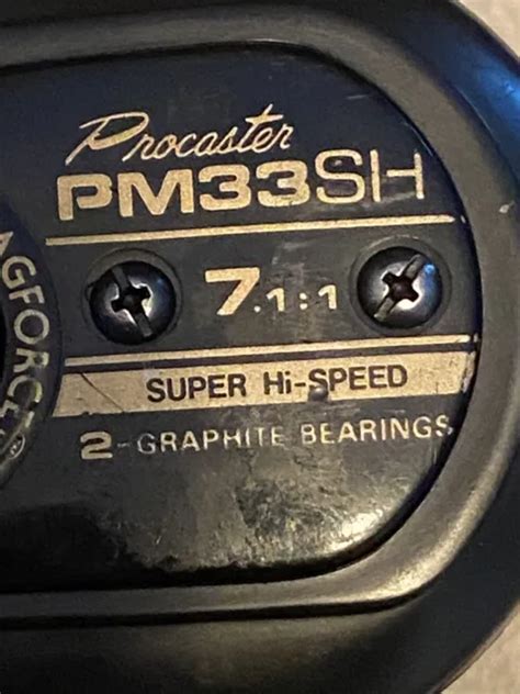 Vintage Daiwa Procaster Pm Sh Super Hi Speed Baitcasting Reel