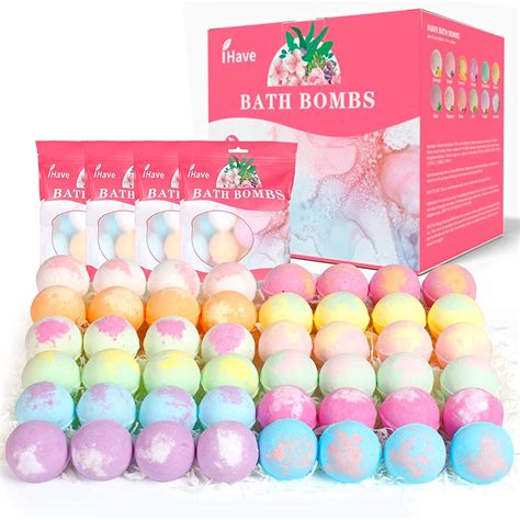 Myq D05 Ihave Bath Bombs For Women 48 Small Bath Bomb Bubble Bath Set Spa Ts For Women