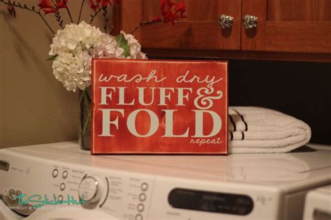 Wash Dry Fluff And Fold Repeat Laundry Room Decor Home Decor Etsy