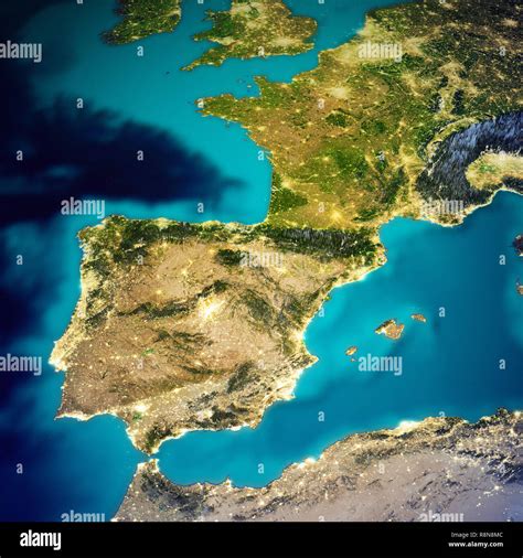 Mapa España Nocturna Fotografías E Imágenes De Alta Resolución Alamy