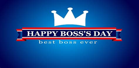 Happy Boss Day Illustration Background Poster Or Web Banner Stock