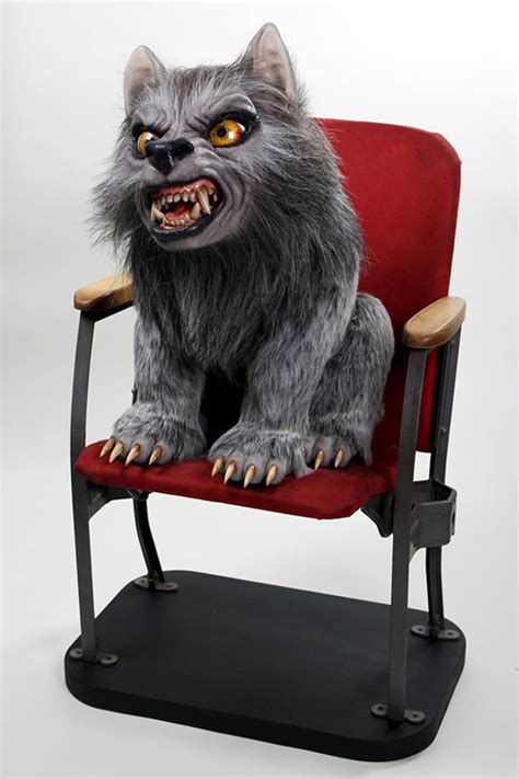An American Werewolf In London Life Size Werewolf Puppy Statue
