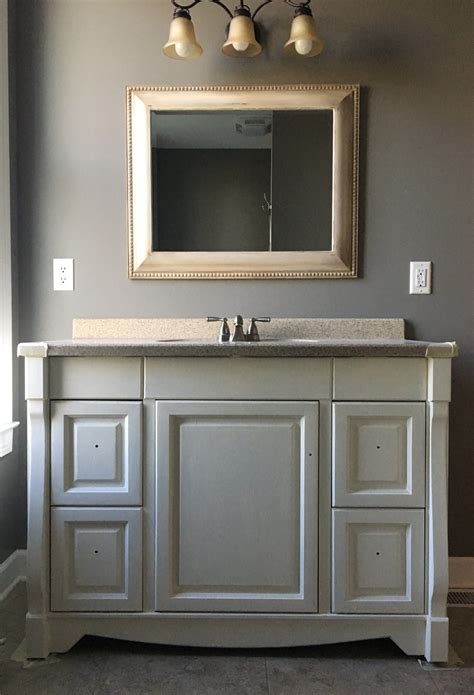 How To Paint Your Bathroom Vanity The Fast Way Just Life And Coffee