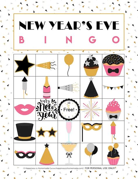 10 Enjoyable New Years Bingo Kitty Baby Love