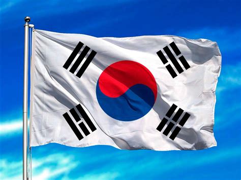 Bandera De Corea Del Sur Corea Del Sur Viajar A Corea Del Sur Corea