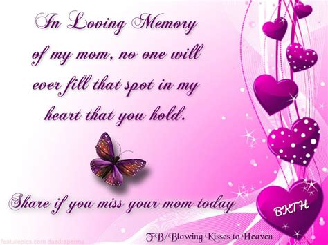 In Loving Memory Of My Mom I Miss My Mom Mom In Heaven Memories