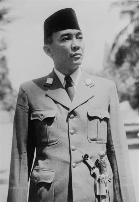 President Sukarno Of The New Republic Of Indonesia In 1945 After The