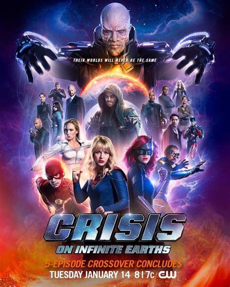 Crisis On Infinite Earths Finale Night Poster Features The Anti Monitor