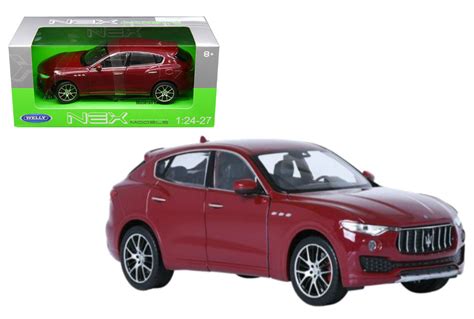 Maserati Levante Red 1 24 Scale Diecast Car Model By Welly 24078