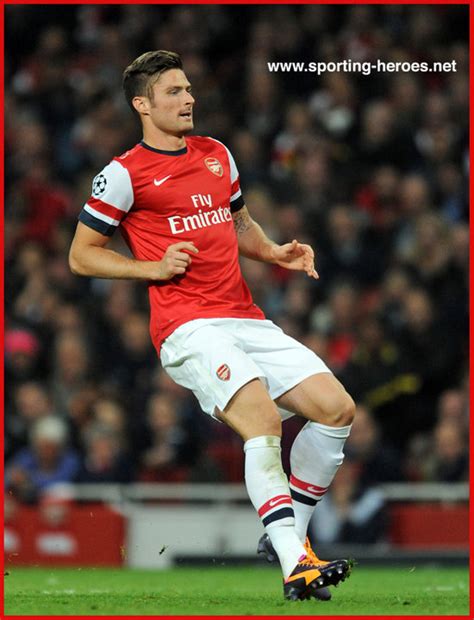 Olivier Giroud 201314 Champions League Matches Arsenal Fc