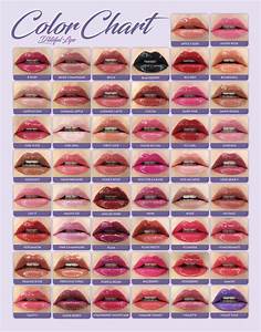 Color Chart 11x14 Lipsense Distributor 416610 Lipsense Natural Lip